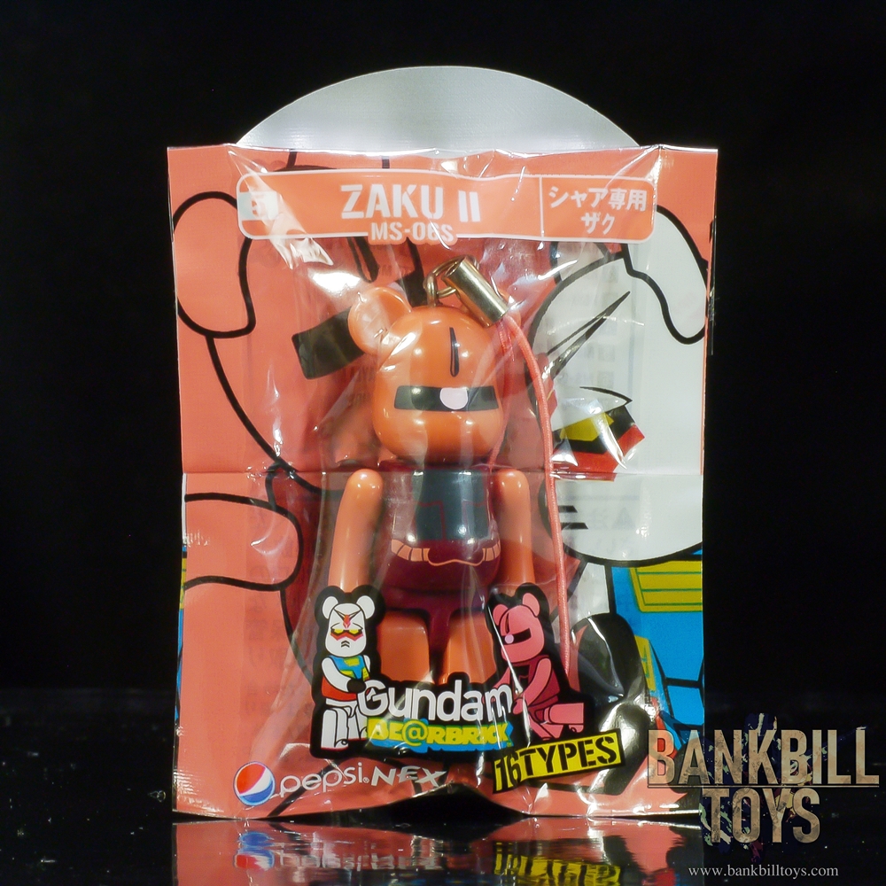 กันดั้ม Medicom Toy Pepsi NEX Mobile Suit Gundam BE@RBRICK 70% No.5 MS-06S Zaku II [Char Aznable's Custom]