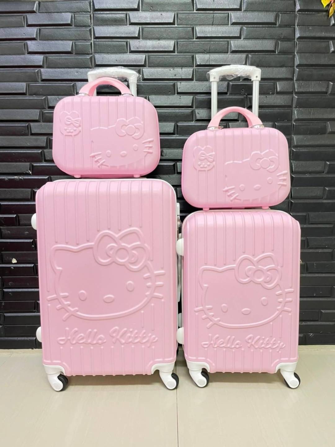 กระเป๋าเดินทางkitty สีชมพู