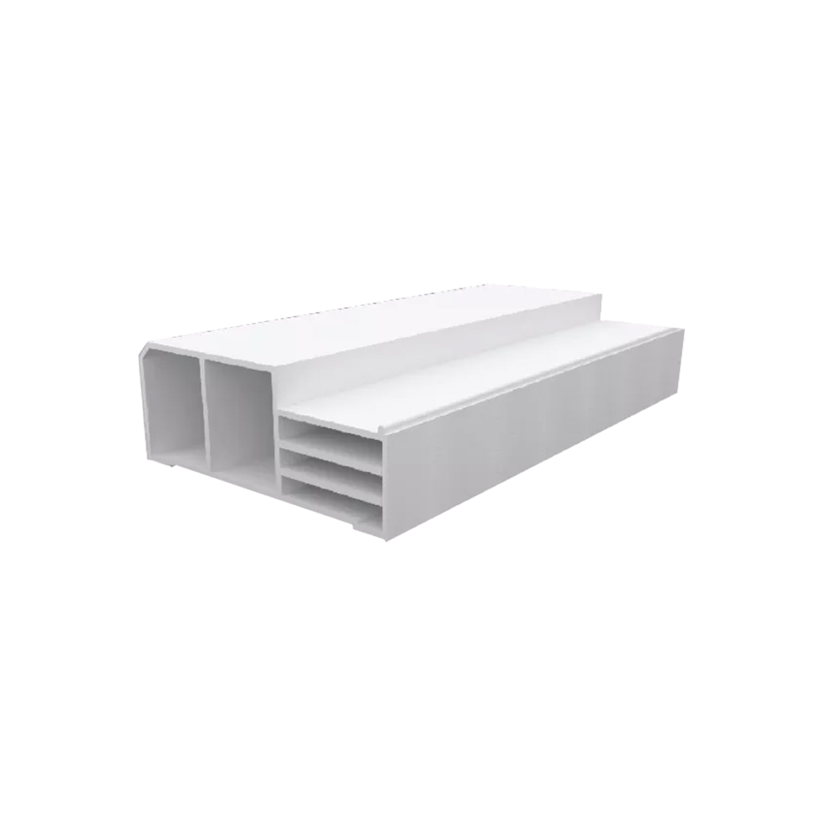 POLYWOOD วงกบ UPVC (Vinyl) ขนาด 70x200 ซม. สีขาว