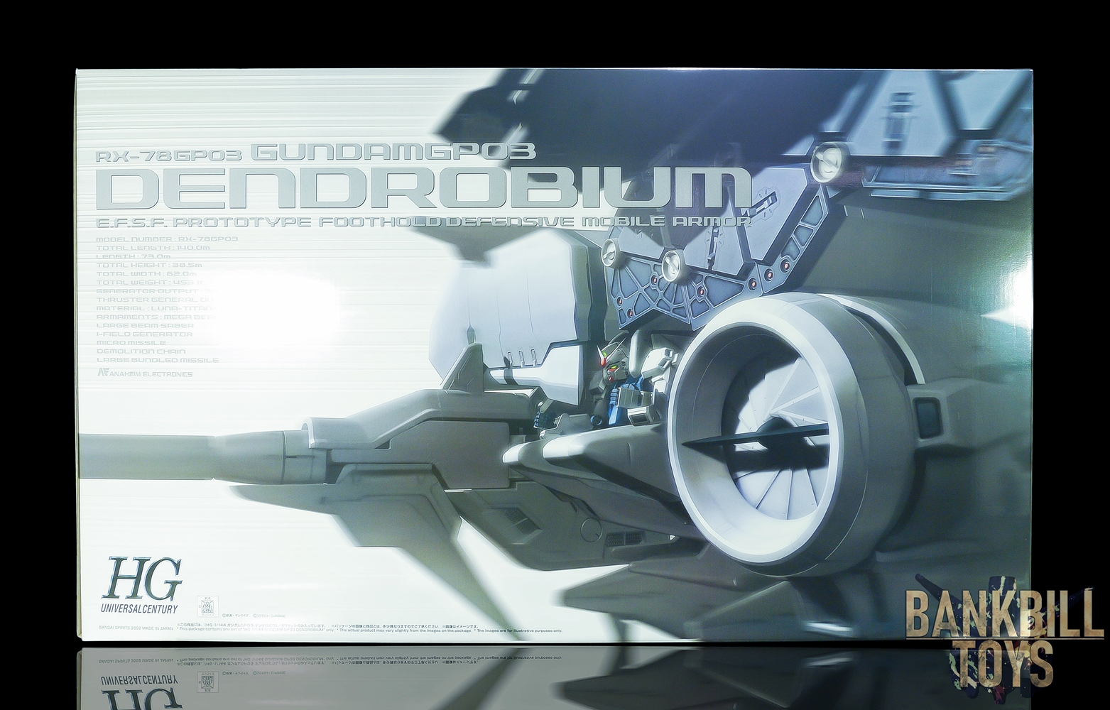 กันดั้ม Bandai Spirits Gunpla HGUC 1/144 No.028 RX-78GP03 Gundam GP03 Dendrobium