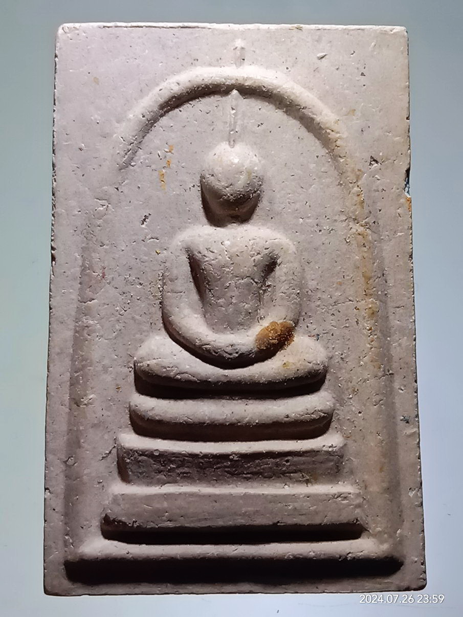 รหัสสินค้า พระสมเด็จ วัดต่างๆ 1262 พระสมเด็จเนื้อผง พิมพ์เกศทะลุซุ้ม วัดประทุมทองรัตนาราม ปลุกเสกพิธีเสาร์ 5