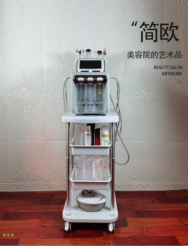 รถเข็นวางเครื่องมือ ที่วางอุปกรณ์Stand (มีถาด) สีเงิน,สีทอง