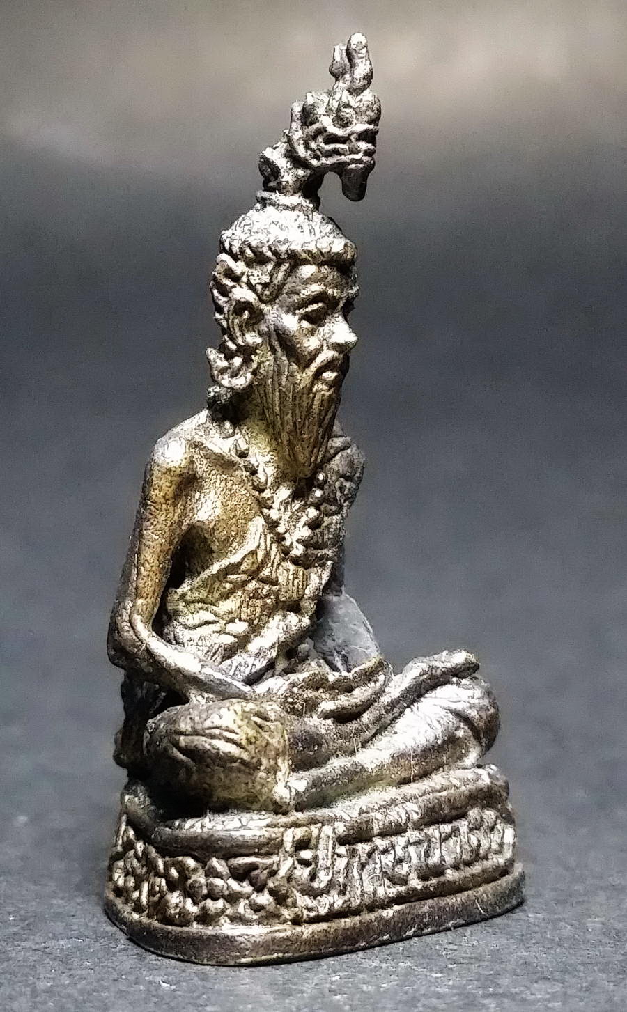 รหัสสินค้า พระกริ่ง พระหล่อ 410 รูปหล่อปู่ฤาษีนาคา รุ่นพิเศษ ไม่ทราบสำนัก เนื้อโลหะผสม