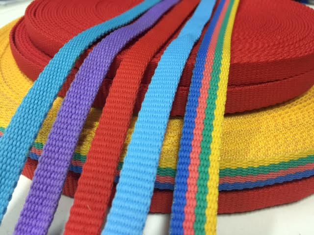 สายเทปขนาด 10 มม.มีหลายสีให้เลือกเหมาะสำหรับทำสายกระติกน้ำ