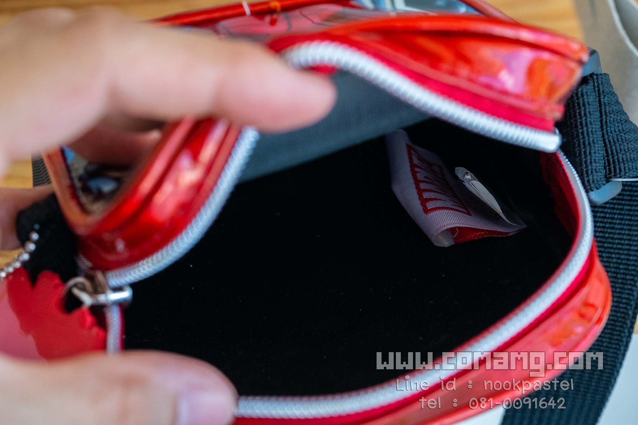 กระเป๋าสะพายสไปรเดอร์แมน ทรงสี่เหลี่ยม (Spider-man) ลิขสิทธิ์แท้