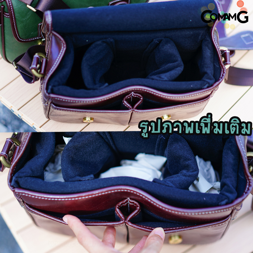 กระเป๋ากล้อง กระเป๋ากล้องหนัง กระเป๋ากล้องวินเทจ Leather camera bag vintage พร้อมส่ง
