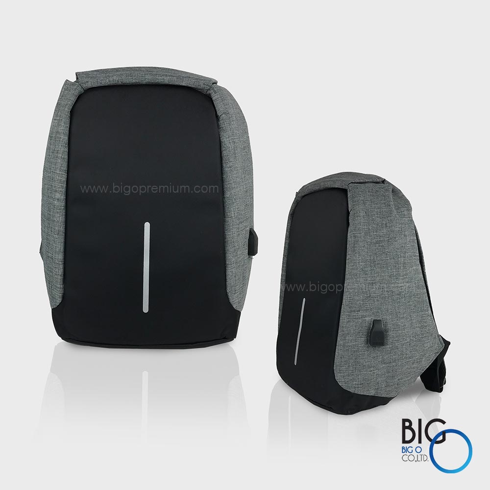 กระเป๋าเป้สะพายหลังนิรภัยพร้อมสาย USB (Backpack + USB Cable)