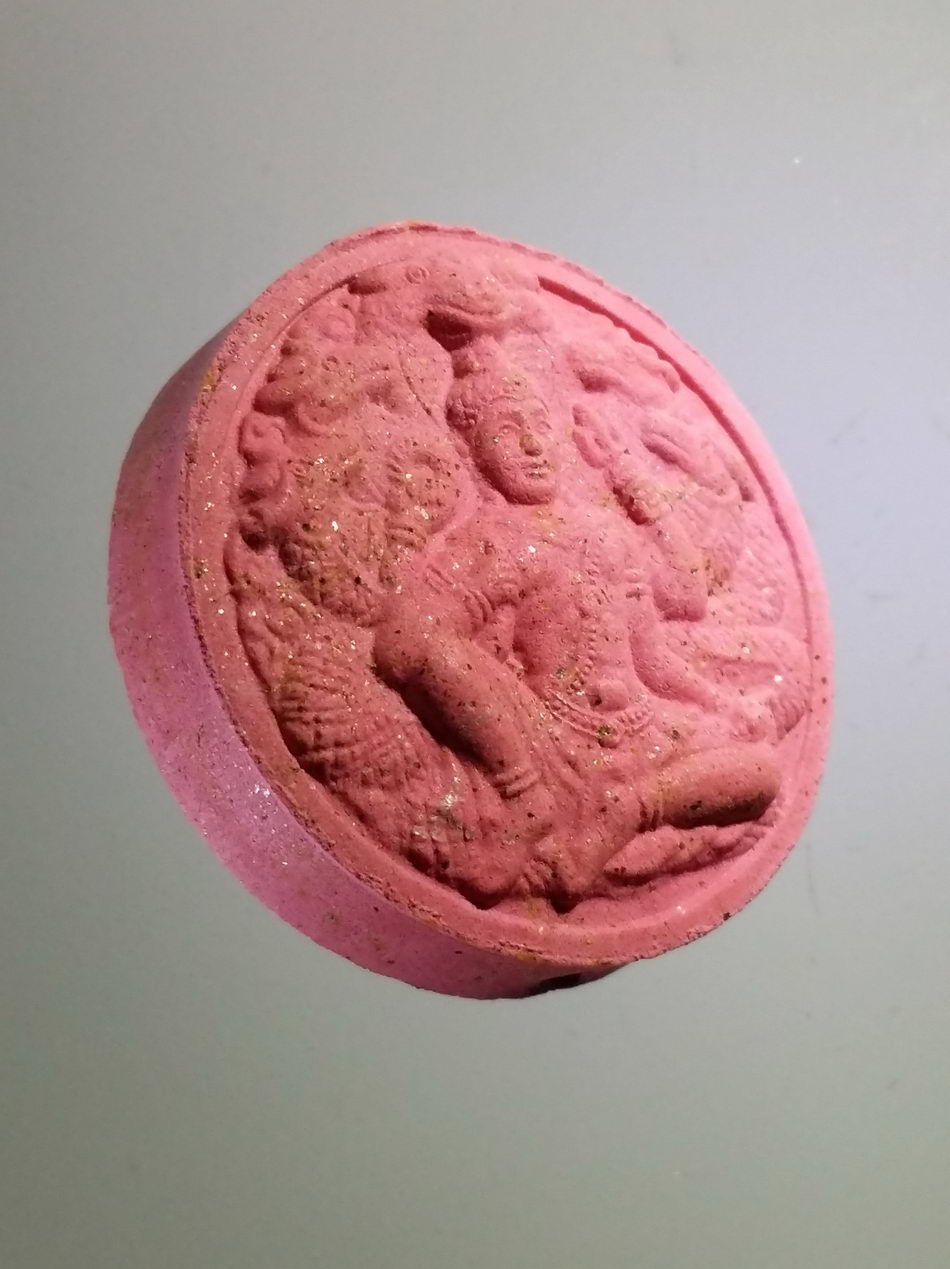 รหัสสินค้า จตุคามรามเทพ 454 พระเทวราชโพธิสัตว์จตุคามรามเทพ หลวงพ่อฉาบ มังคโลวัดศรีสาครจังหวัดสิงห์บุรี รุ่นมหามงคลทรัพย์ผสมเกศา ที่ระลึกสร้างอุโบสถไม้สักวัดสะเดา พิมพ์เล็ก