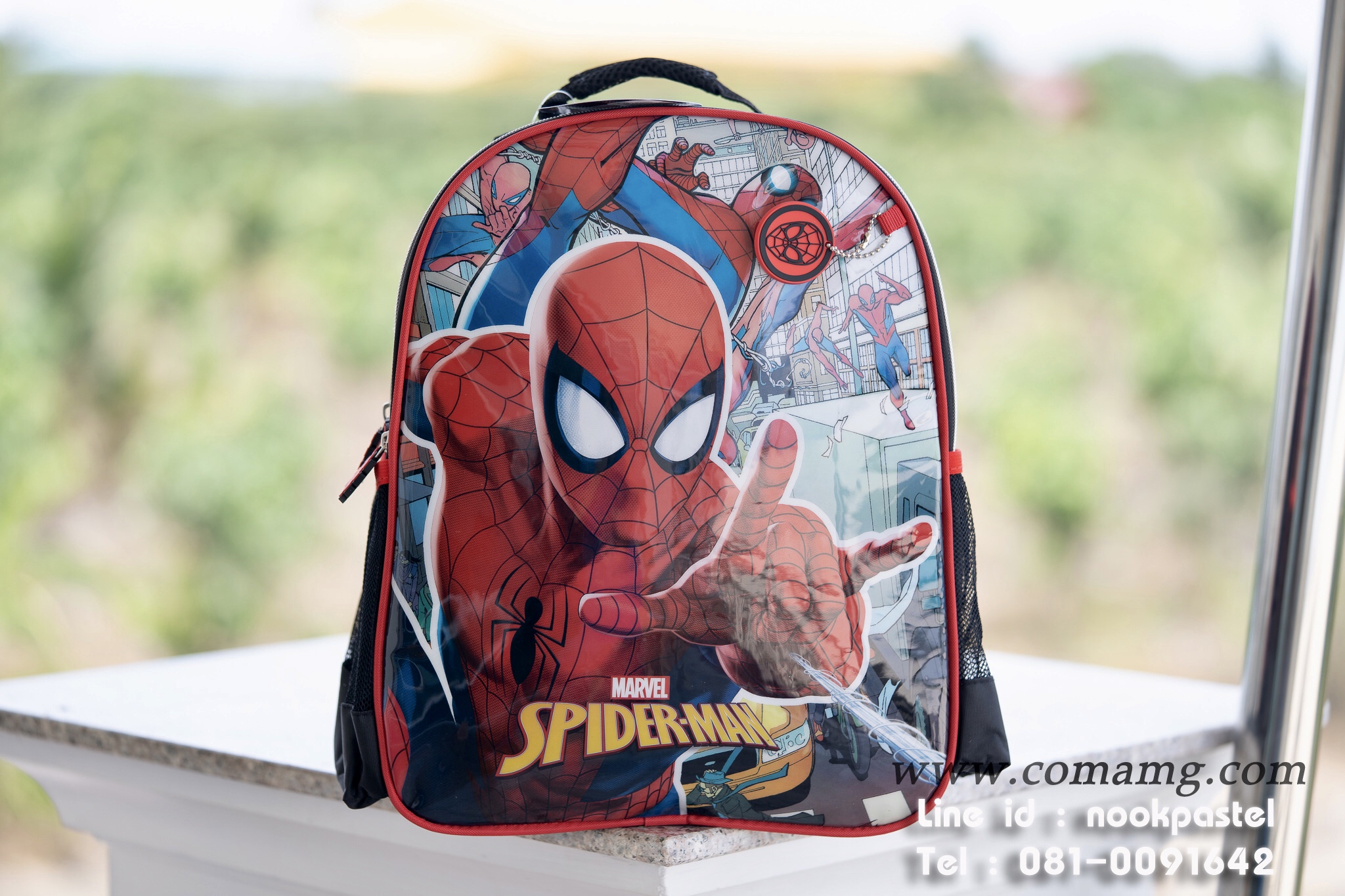 กระเป๋าเป้สไปรเดอร์แมน (spider-man) ลิขสิทธิ์แท้ 14นิ้ว