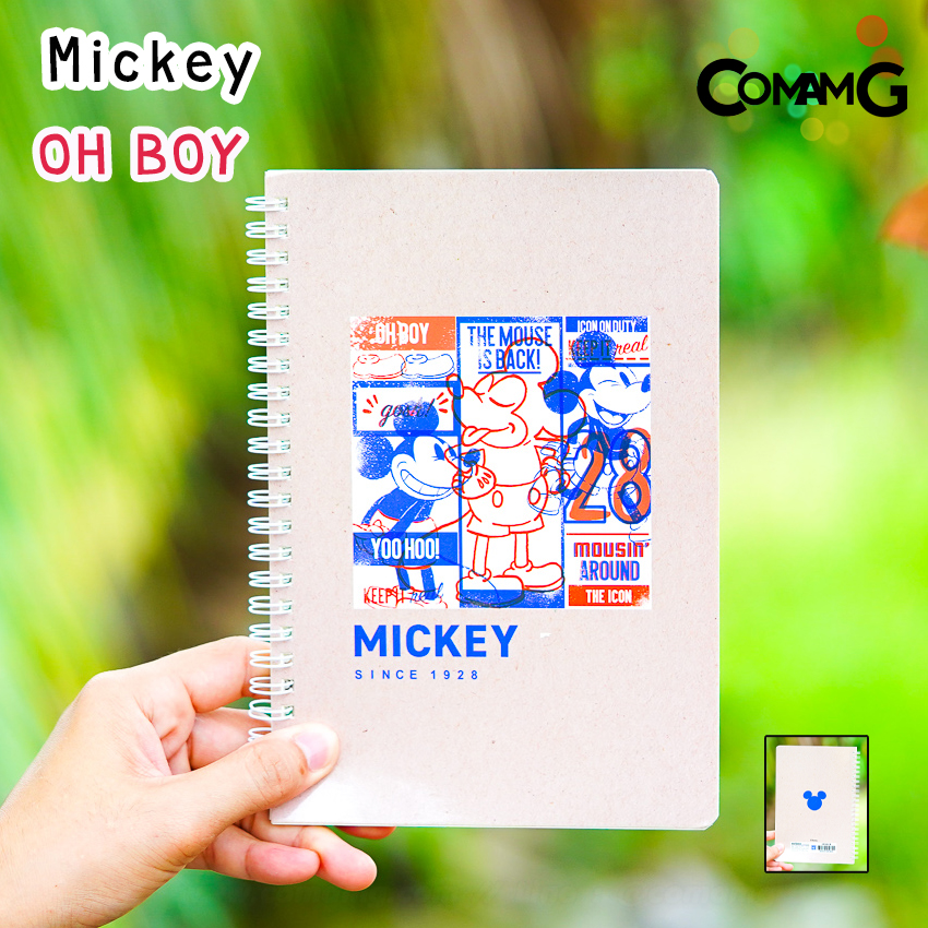 สมุดสันห่วง สมุดโน๊ตริมลวด สมุดบันทึกลายการ์ตูนขนาดA5 ลิขสิทธิ์แท้ พร้อมส่ง