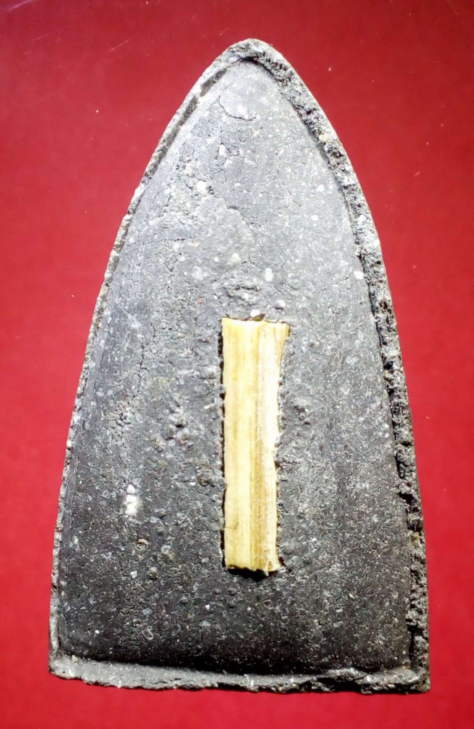 รหัสสินค้า หลวงปู่ทวด วัดต่างๆ 171 หลวงปู่ทวด ไม่ทราบวัด ด้านหลังโรยแร่มวลสาร และฝังตะกรุดไม้ไผ่