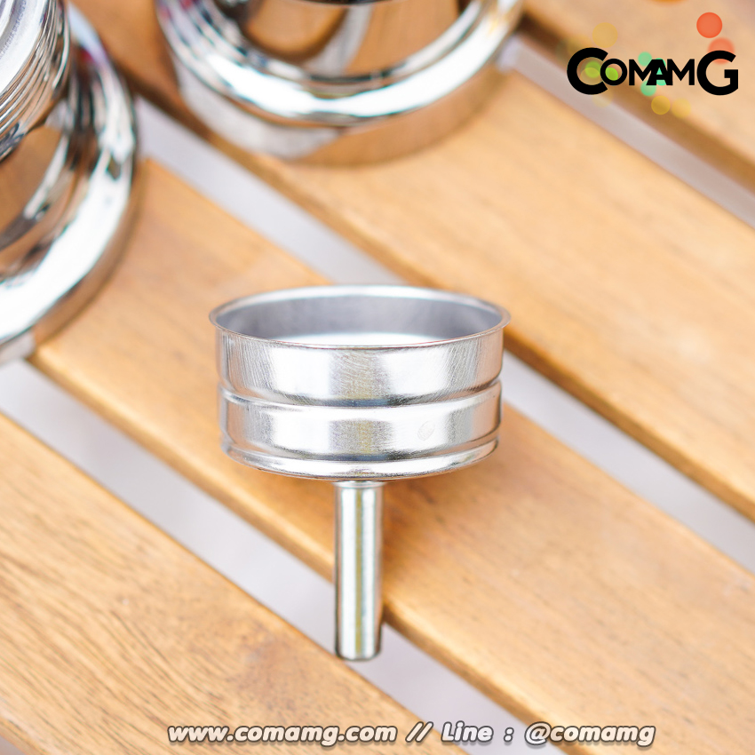 Moka Pot กาต้มกาแฟสด สแตนเลส ทรงวินเทจ ขนาด 4คัพ 200ML