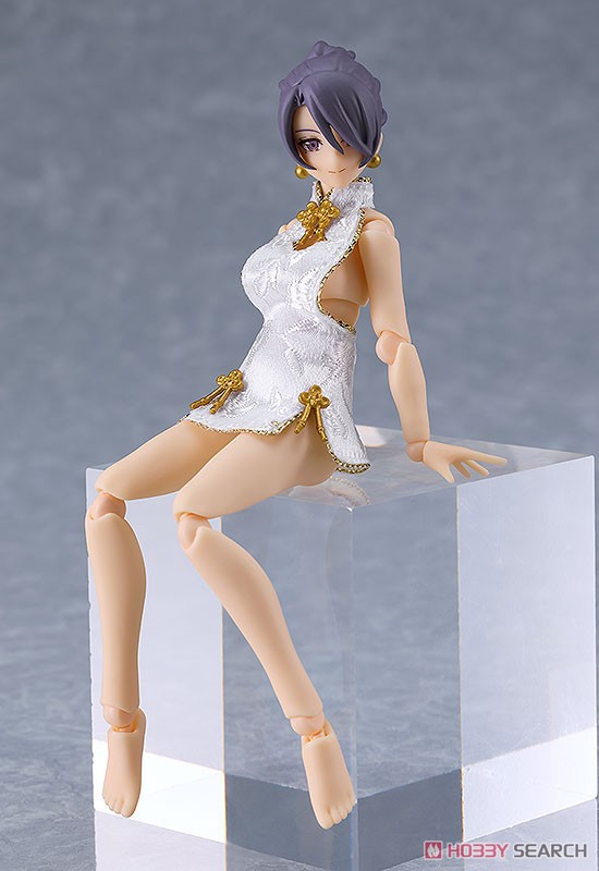 <Preorderถึง 17/11/2023>🔔เปิดรับPreorder มัดจำ 500 บาท figma Female Body (Mika) with Mini Skirt Chinese Dress Outfit (White)