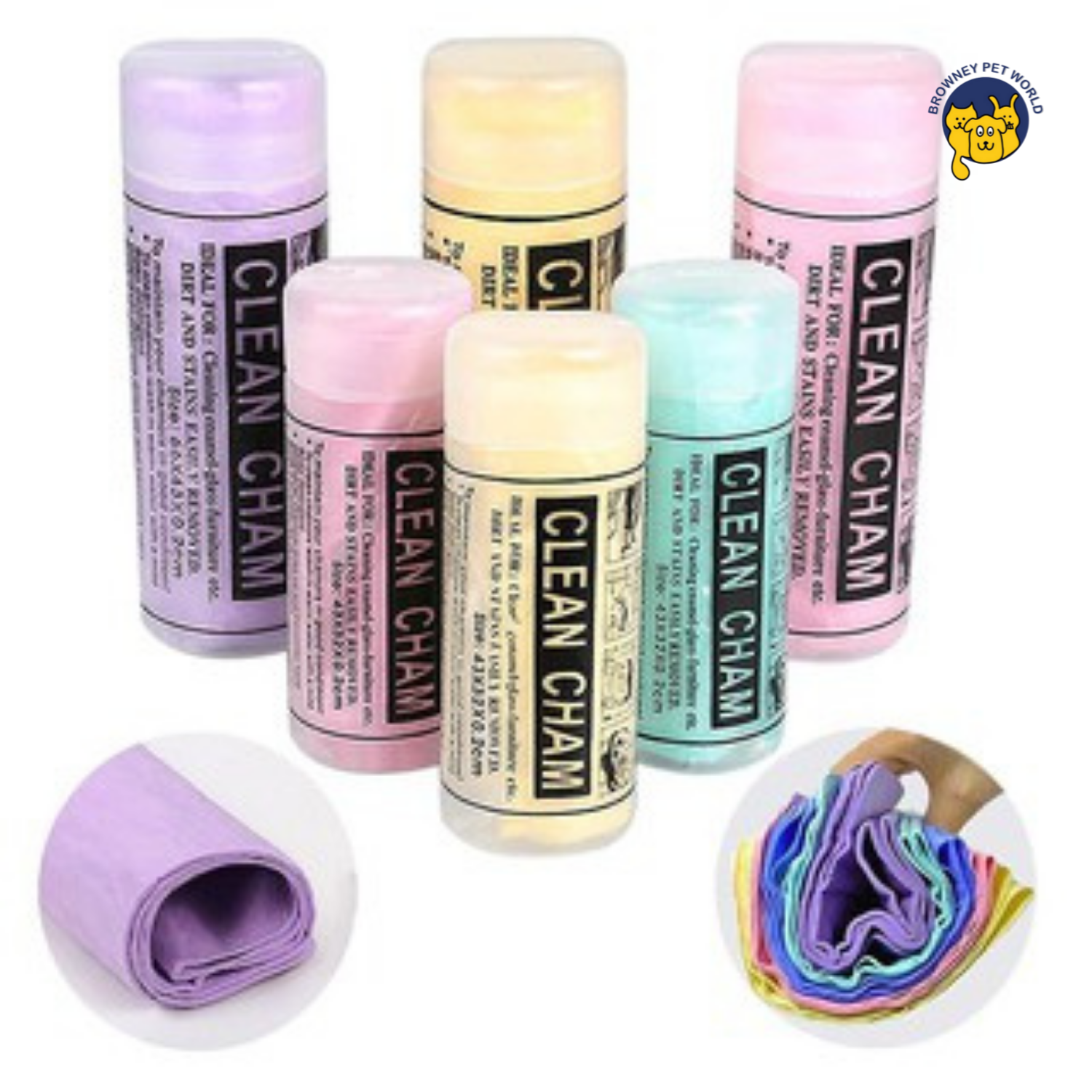 ผ้าชามัวร์ ผ้าเช็ดรถ ผ้าไมโครไฟเบอร์ 3D หนาพิเศษ ผ้าอเนกประสงค์ดูดซับน้ำได้ดี Chamois Cleaning Cloth