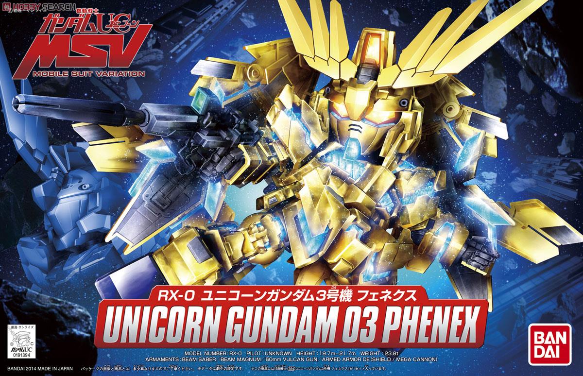 SD394 Unicorn Gundam 3 Phenex