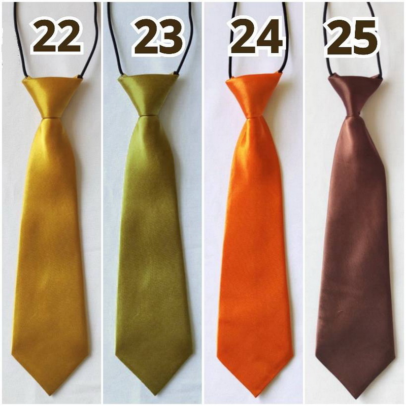 Bas2015- Bas-ไทท์ เนคไทท์สำเร็จเด็กชายสีพื้นแบบเงา มีหลายสี สายยืดได้เยอะ (ส่วนที่กว้างสุด6.25xยาว28ซม.) ใช้กับชุดไซส์#80-#90-#100-#110-#120-#130-#140-#150-#160-#170-ได้ทุกขนาด