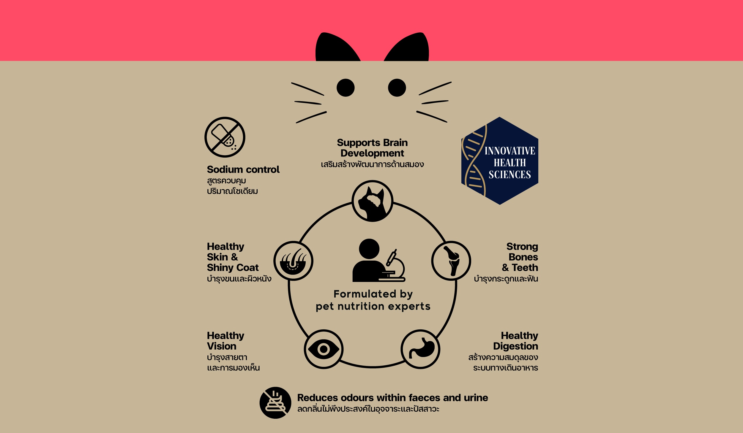 Lifemate อาหารสูตรแม่แมวและลูกแมว Ocean Fish and Milk รสปลาทะเลและนม