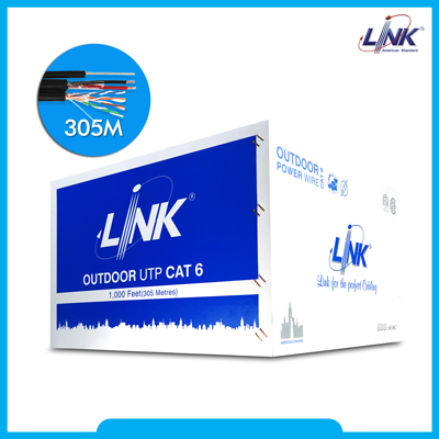 CAT 6 UTP, PE OUTDOOR w/Power wire