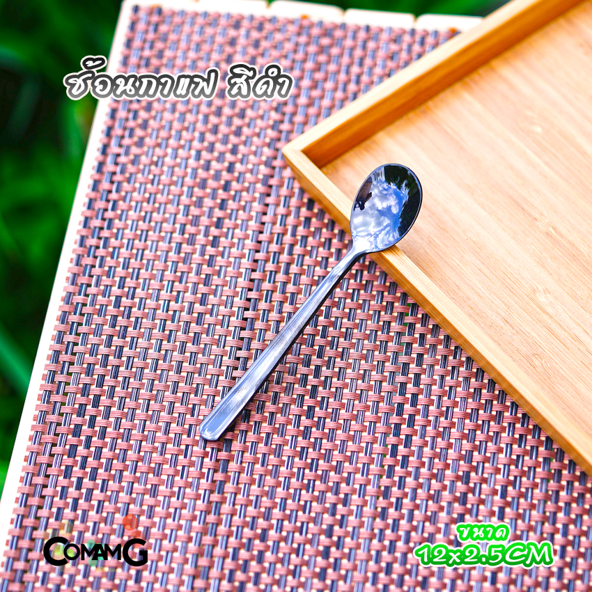ช้อนเกาหลี ช้อนสแตนเลส จิ้มผลไม้ มีดปาดเนย ช้อนชงกาแฟ มีหลายสี พร้อมส่ง