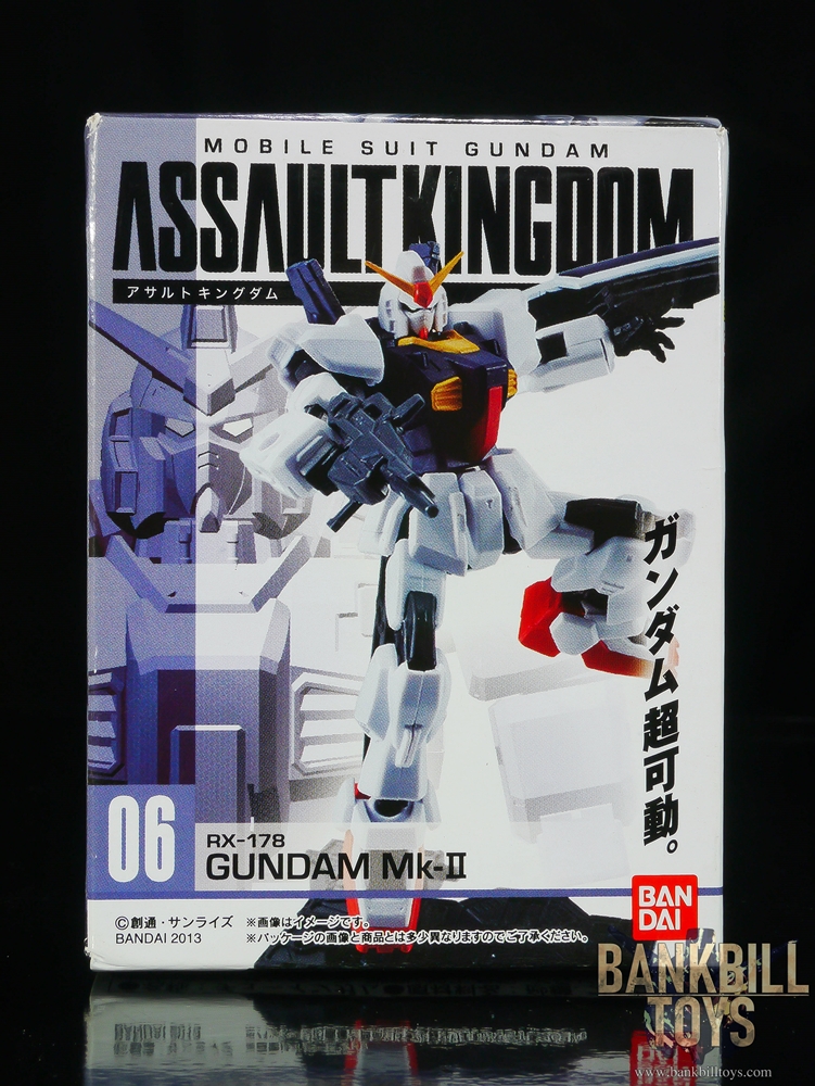 กันดั้ม Bandai Candy Toy Mobile Suit Gundam Assault Kingdom 2 No.06 RX-178 Gundam Mk-II [A.E.U.G.]