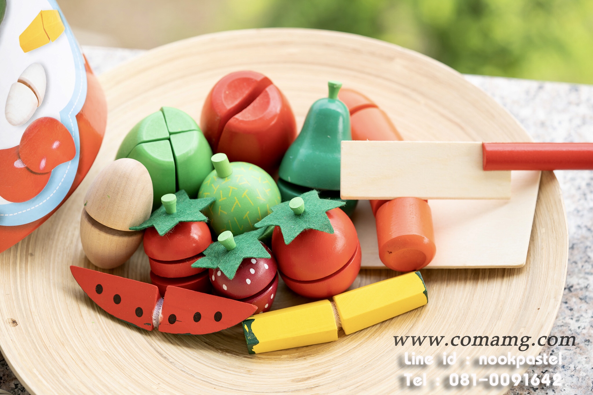 ผลไม้ผ่าซีก (รุ่นถัง)