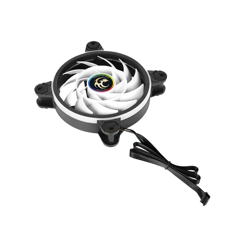 พัดลมTsunami รุ่นProtector 1262 ARGB Black สินค้าใหม่ สีดำ