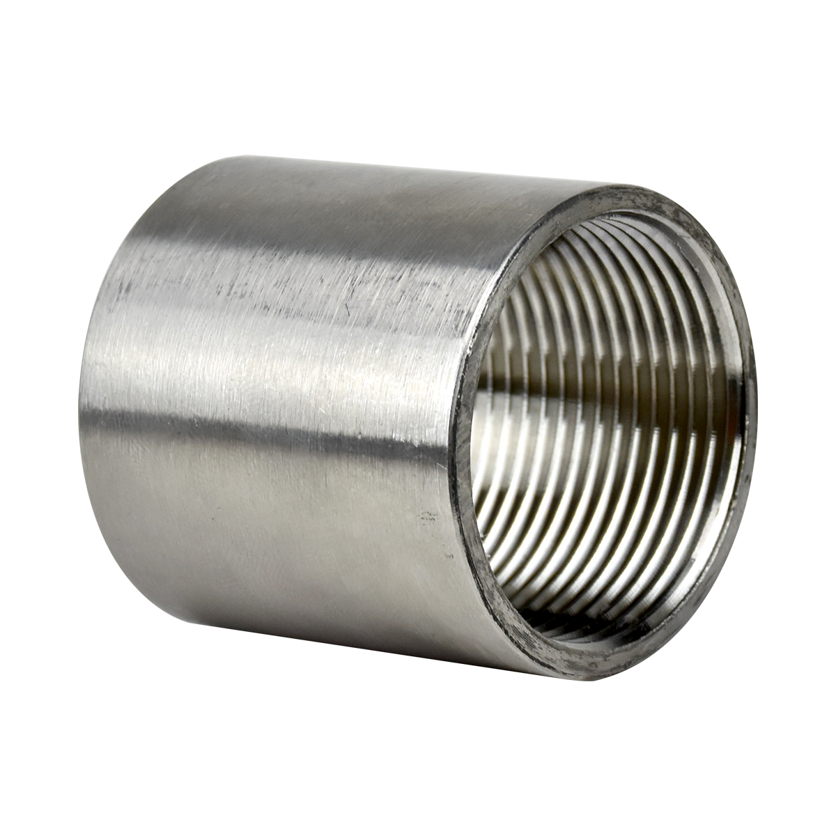 JBK ข้อต่อตรงเกลียว 1/2" SS304