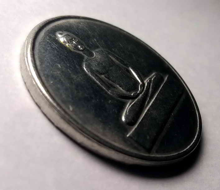 รหัสสินค้า เหรียญพระพุทธ 350 เหรียญพระธรรมกาย วัดพระธรรมกาย สร้างปี 2540 รุ่นบรมพุทธเจ้า พระรายการนี้ให้เช่าบูชาแล้ว