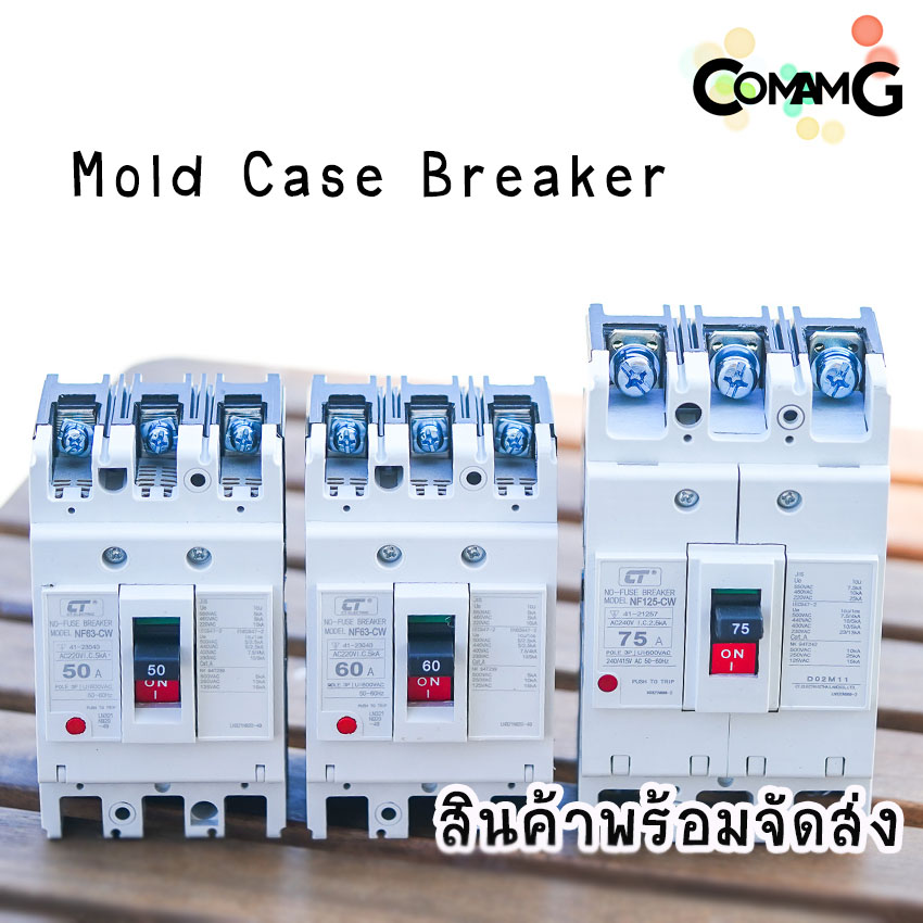 CT Electric เบรกเกอร์ โมเคสเมนเบรกเกอร์ 3เฟส No Fuse Breaker