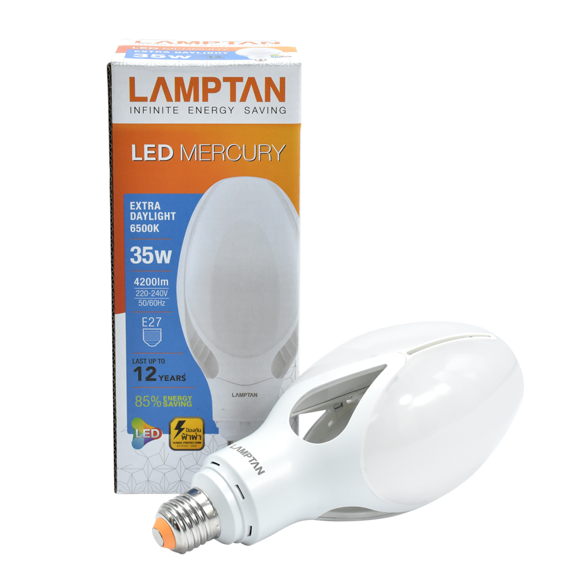 LAMPTAN หลอด LED เมอร์คิวรี่ 35W ขั้ว E27