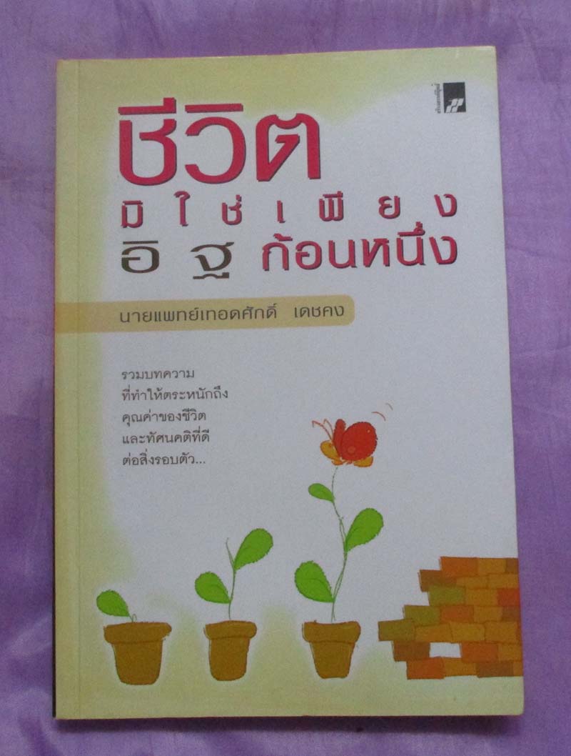 หนังสือ ชีวิตมิใช่เพียงอิฐก้อนหนึ่ง