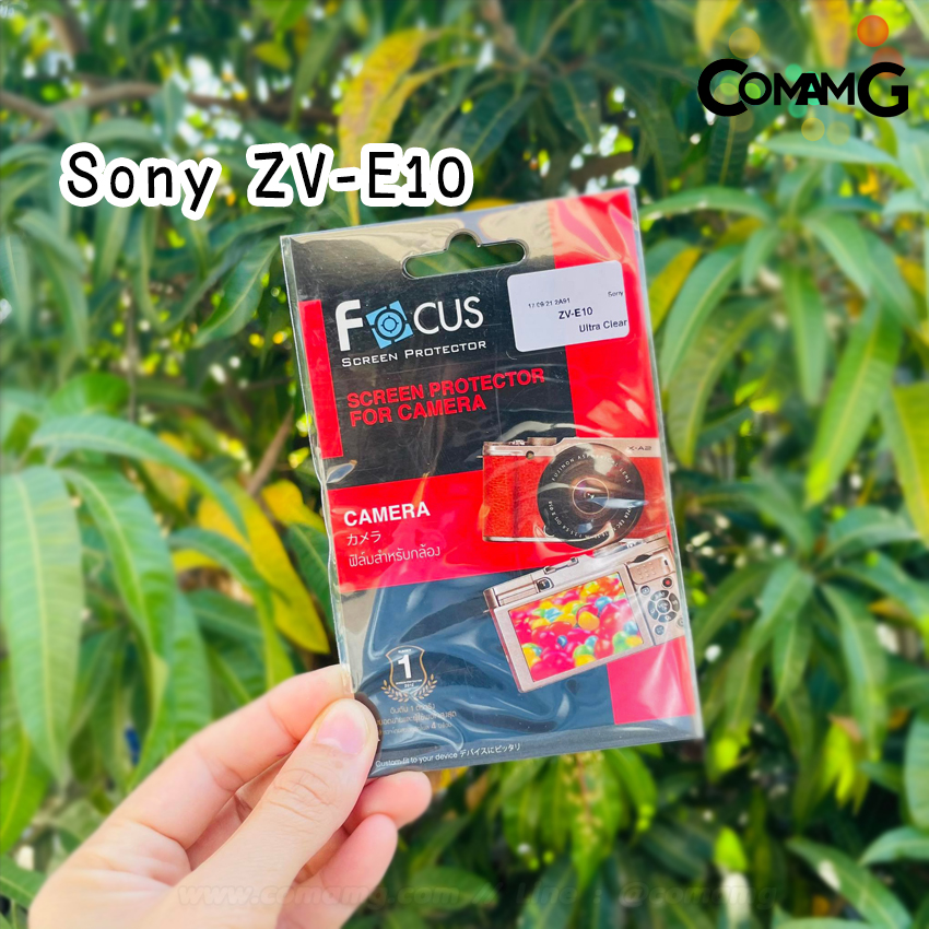 ฟิล์มกล้อง Sony A7iv A7iii A9ii A1 A7C A6400 A6600 ZV-E10 ฟิล์มกันรอยหน้าจอ ยี่ห้อ Focus