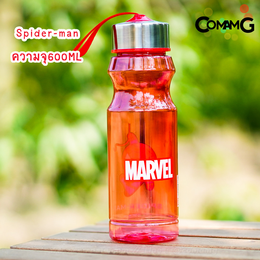 ขวดน้ำ กระติกน้ำเด็ก ขวดใส่น้ำหูหิ้ว 450-600ML ขวดใส่น้ำลายการ์ตูน ลิขสิทธิ์แท้ พร้อมส่ง