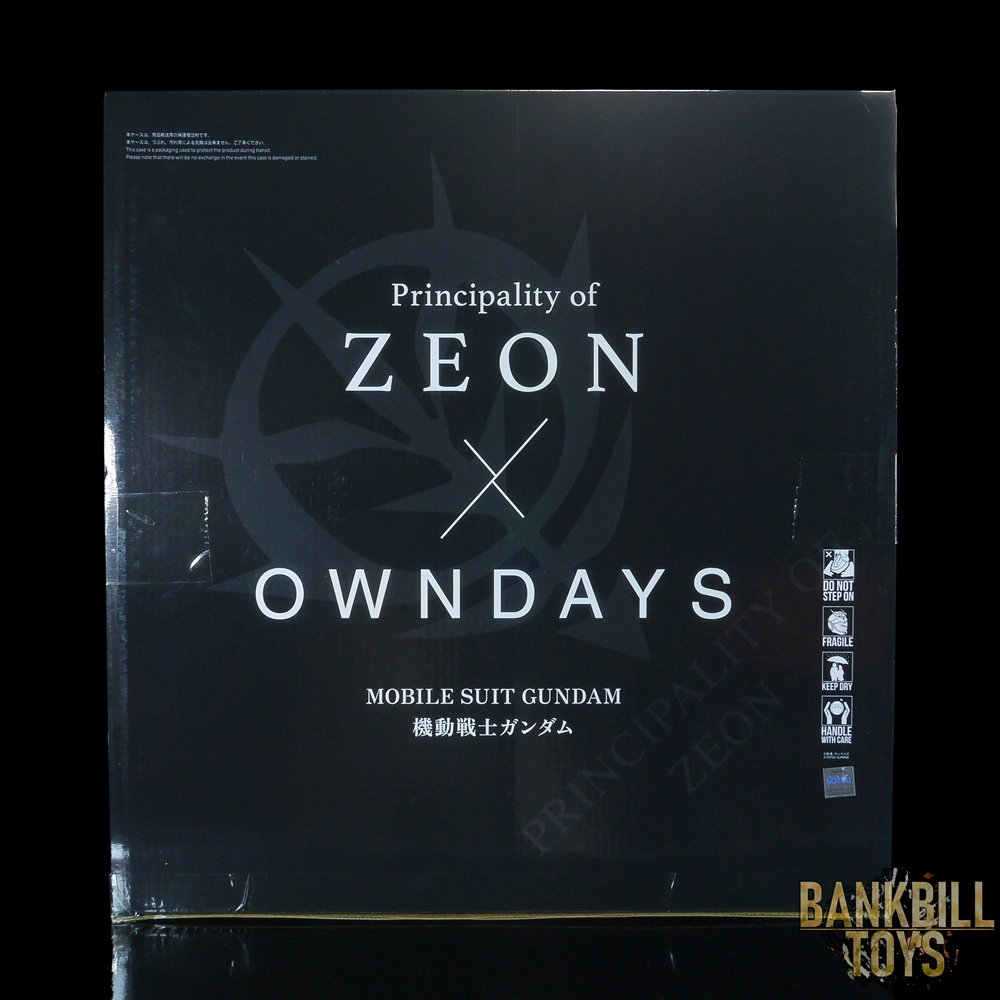 กันดั้ม Sotsu Sunrise 2,500 Units Limited Principality of Zeon x Owndays MS-06S Char's Zaku II Zaku Head Case [Box Number : 2052]