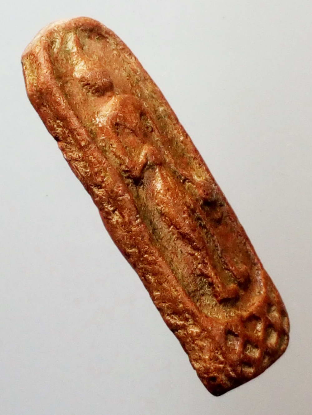 รหัสสินค้า พระไม่ทราบที่ 155 พระลีลาเนื้อดินเผา พิมพ์แปลกตา ไม่ทราบที่ พระรายการนี้ให้เช่าบูชาแล้ว