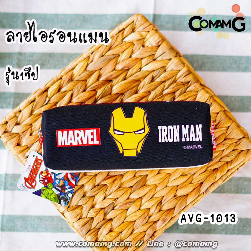 กระเป๋าดินสอ ที่ใส่ดินสอ กระเป๋าเครื่องเขียน ผ้าแคนวาส ลายการ์ตูนลิขสิทธิ์แท้