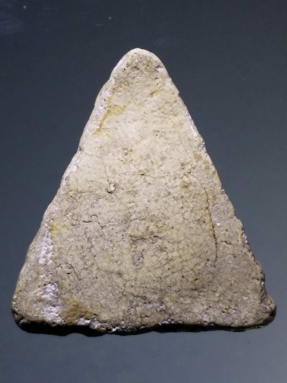 รหัสสินค้า พระไม่ทราบที่ 278 พระปิดตาเนื้อผง พิมพ์สามเหลี่ยม ไม่ทราบที่ พระรายการนี้ให้เช่าบูชาแล้ว