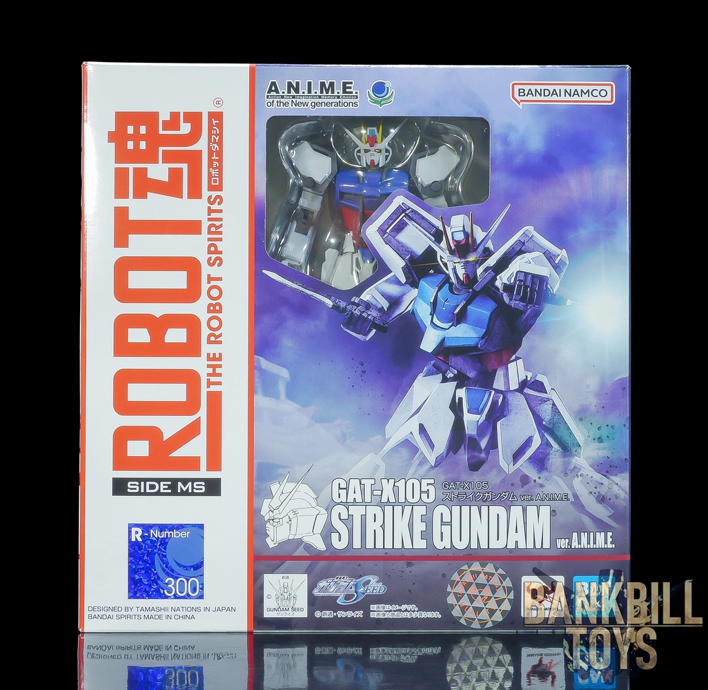 กันดั้ม Bandai Spirits The Robot Spirits <SIDE MS> R-300 GAT-X105 Strike Gundam Ver. A.N.I.M.E.