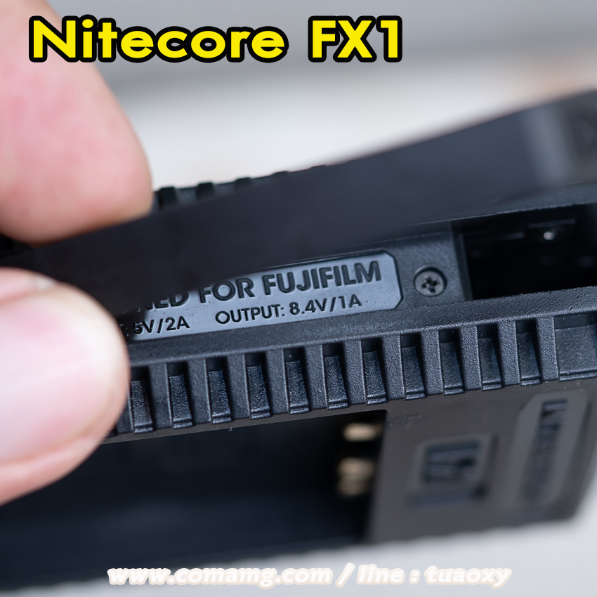 Nitecore FX1 แท่นชาร์จสำหรับกล้อง FujiFilm NP-W126/W126S