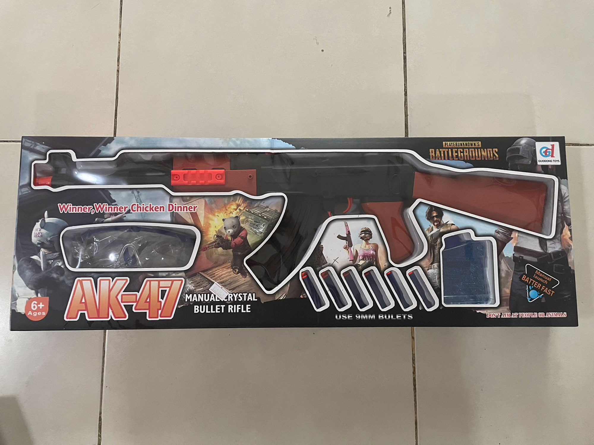 ปืนของเล่น ปืนอัดลมพลาสติกยิงกระสุนเจล กระสุนโฟม ปืนอัดลมยิงกระสุนเจล AK47 SHOOT GUN มี 2 ขนาด