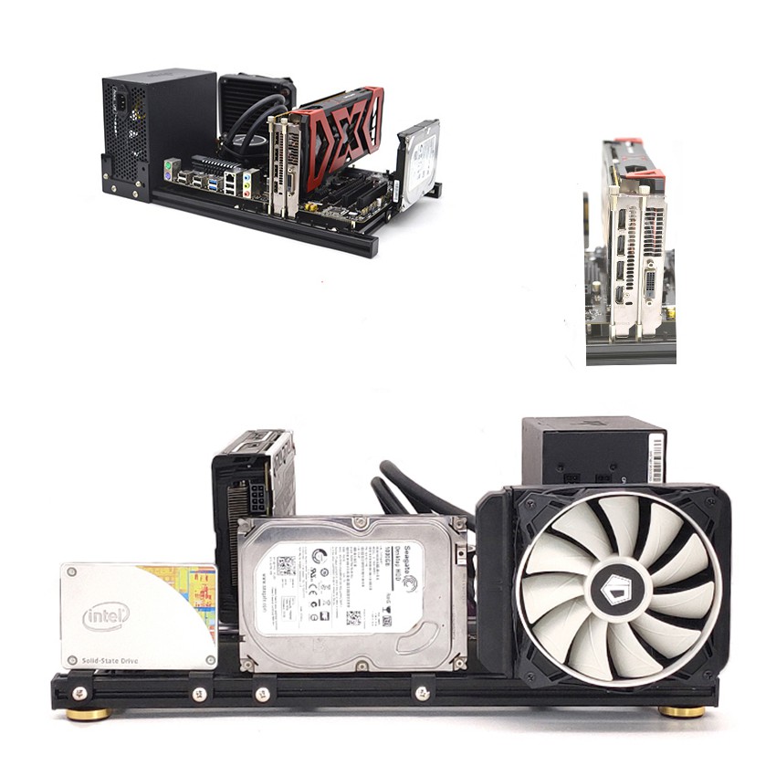 TestBed เคสคอมพิวเตอร์ DIY โครงอลูมิเนียม