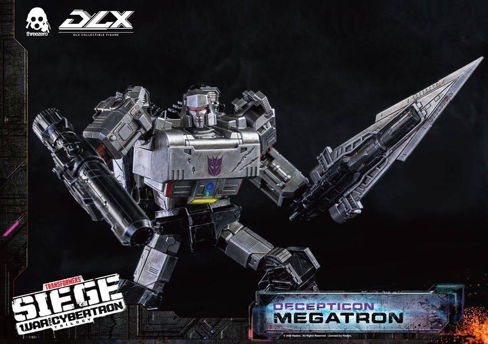 เปิดรับPreorder มัดจำ 1300 บาท Threezero x Hasbro : DLX Megatron LED Illuminated Eyes and Body *