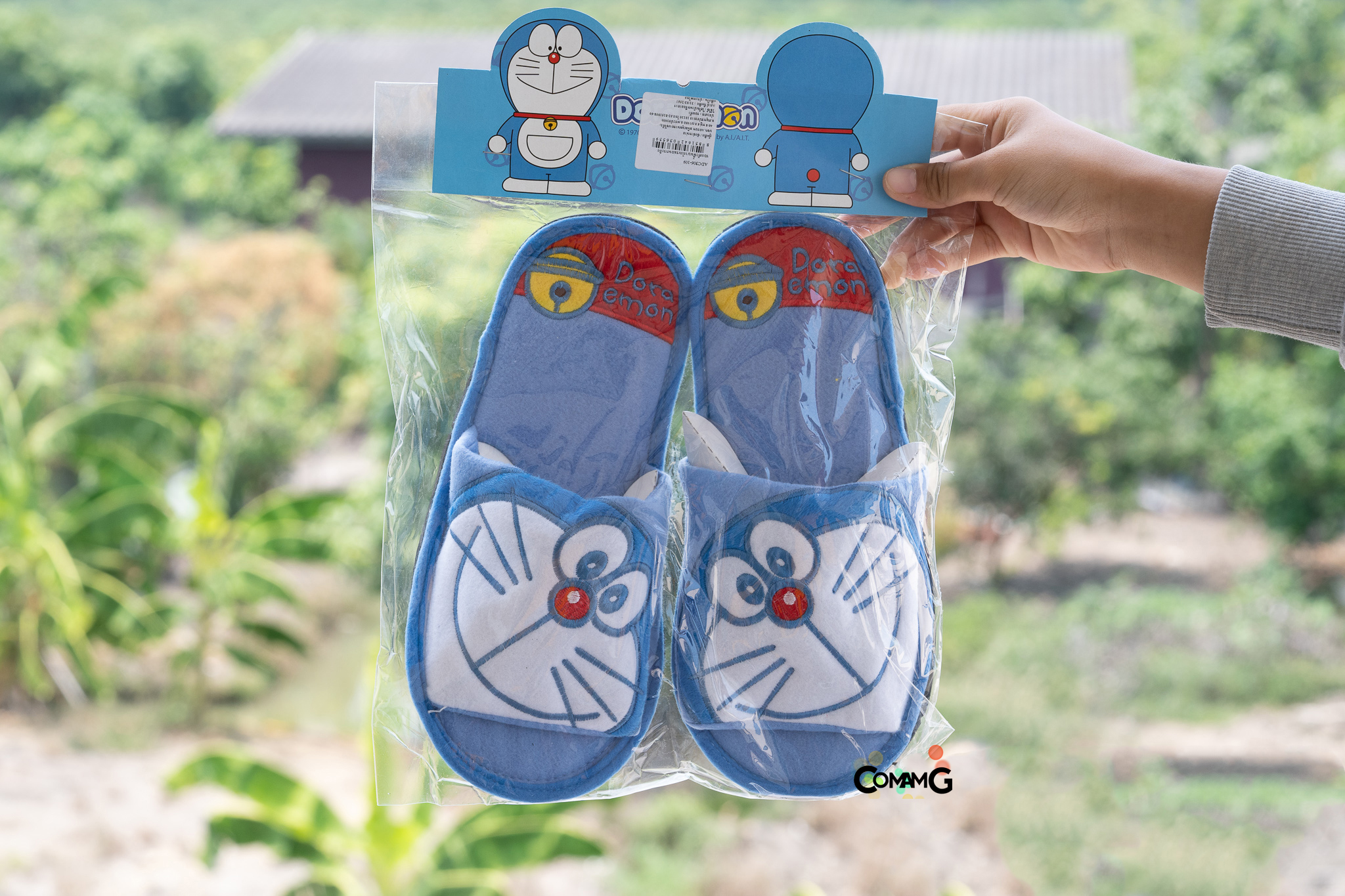 รองเท้าใส่ในบ้านลายโดราเอมอน (doraemon) ลิขสิทธิ์แท้