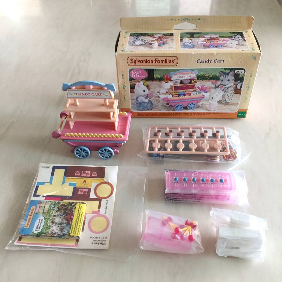 รถเข็นขายลูกอมและลูกกวาด ซิลวาเนียน Candy Cart : Sylvanian Families