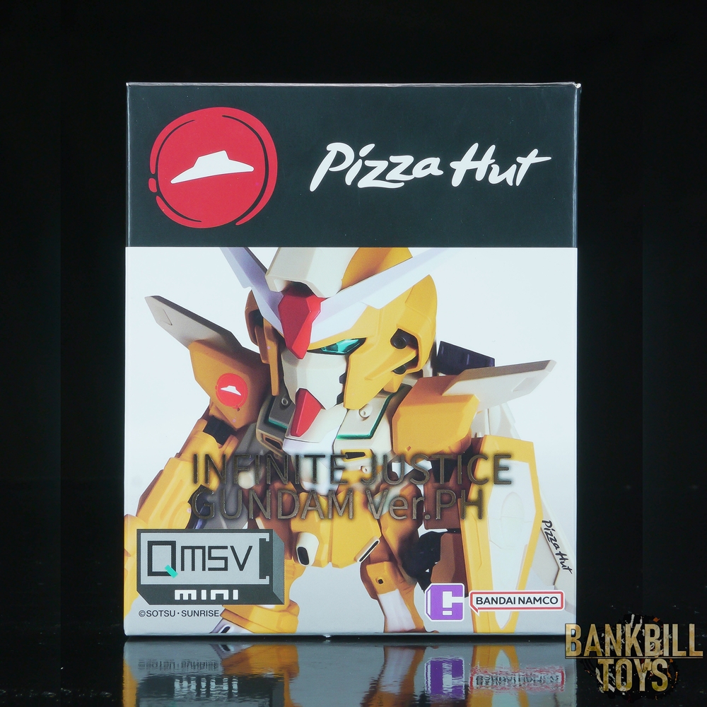 กันดั้ม Bandai Namco Trading Figure Pizza Hut China x Mobile Suit Gundam Seed Limited QMSV Mini ZGMF-X19A Infinite Justice Gundam Ver.PH