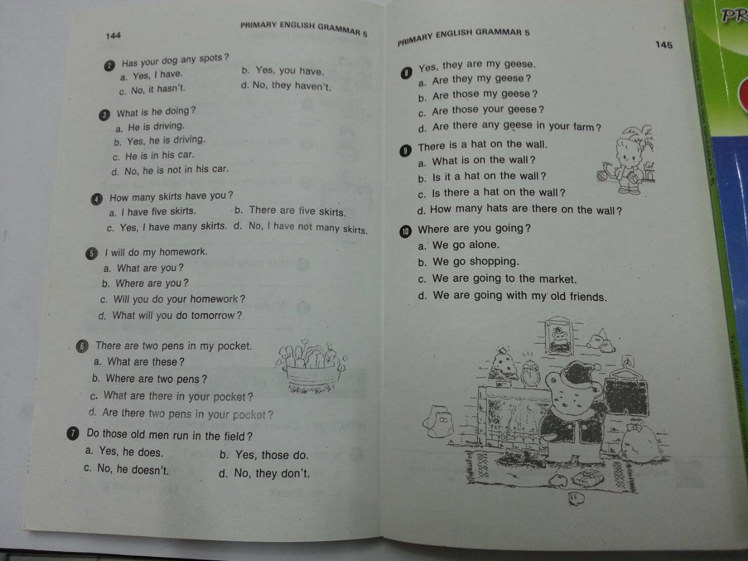 หนังสือ PRIMARY ENGLISH GRAMMAR Pratom 5 (ป.5) โดย วัจนา พิพัฒน์ทศพล และอมรรัตน์ แกมทอง สนพ.ศูนย์ส่งเสริมวิชาการ (ศสว)