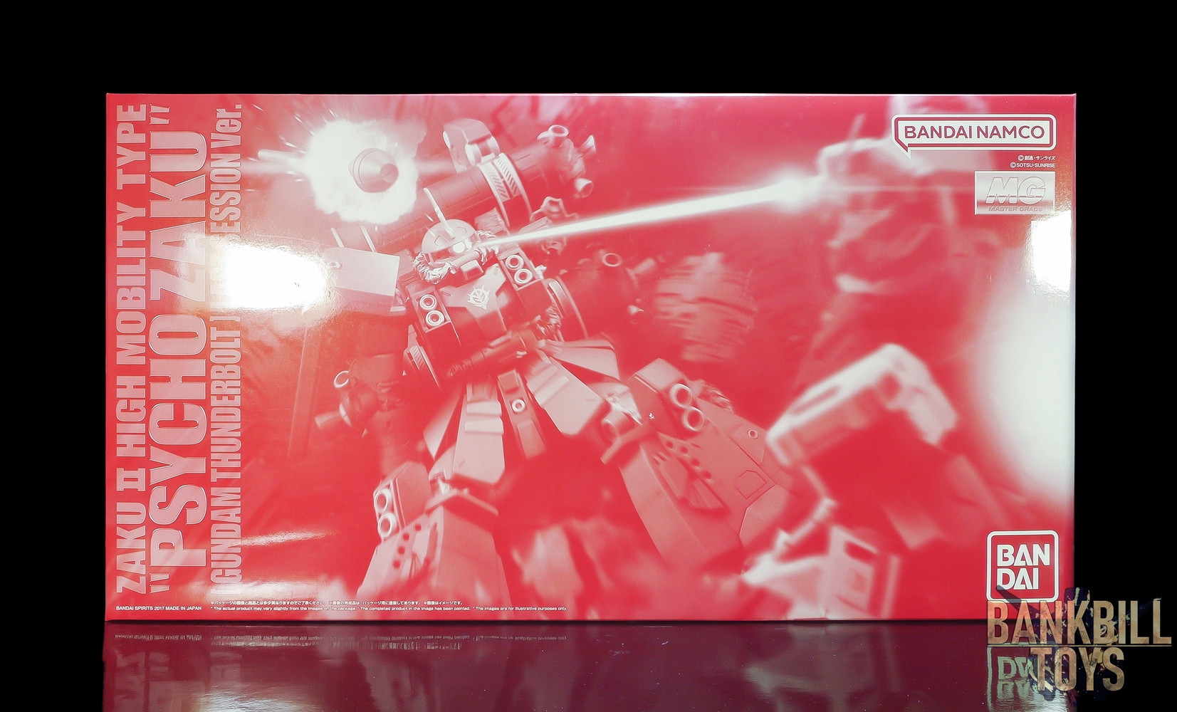 กันดั้ม Bandai Spirits Gunpla Premium Bandai Hobby Online Shop Limited MG 1/100 MS-06R Zaku II High Mobility Type "Psycho Zaku" [Gundam Thunderbolt] Last Session Ver.