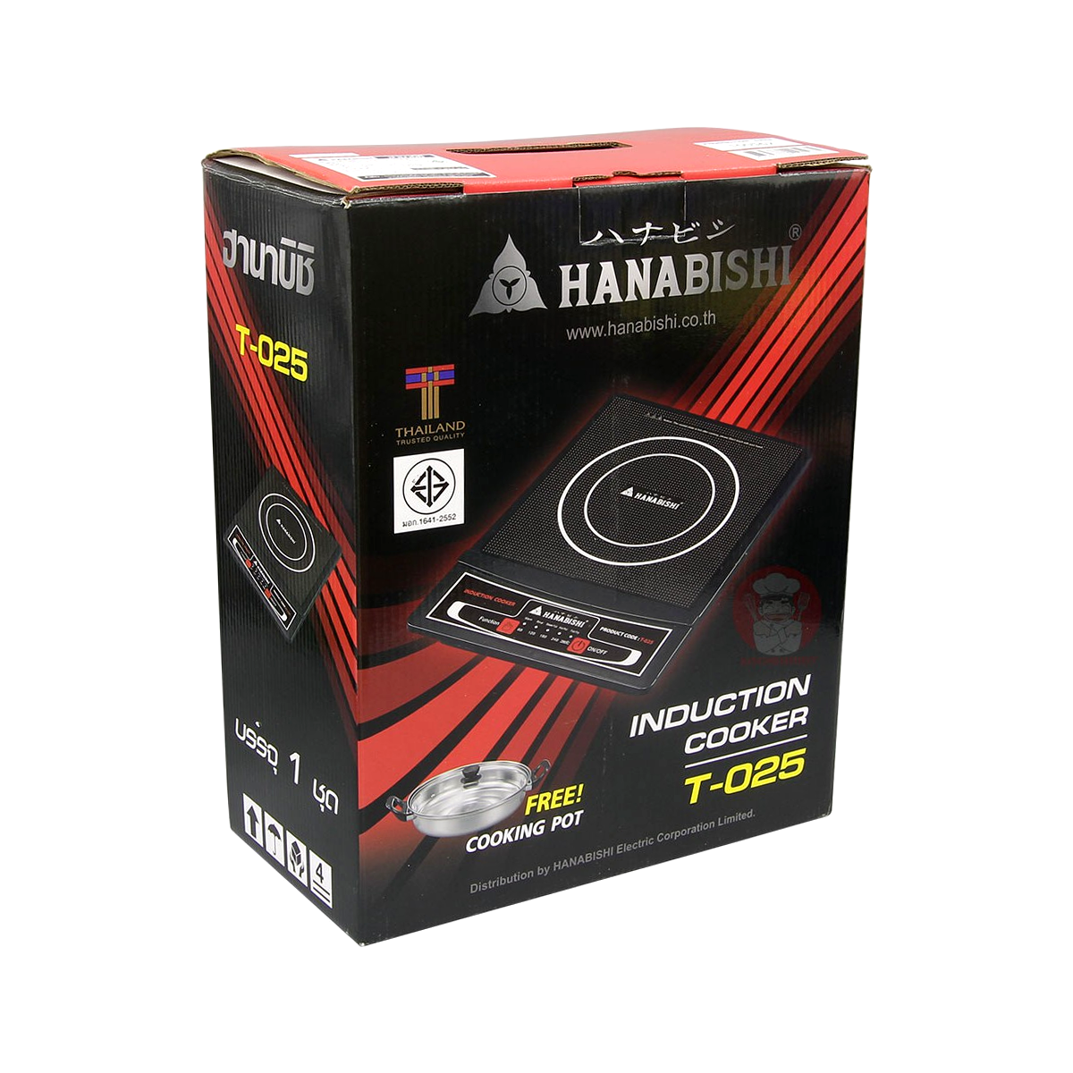 HANABISHI เตาแม่เหล็กไฟฟ้า รุ่น T-025