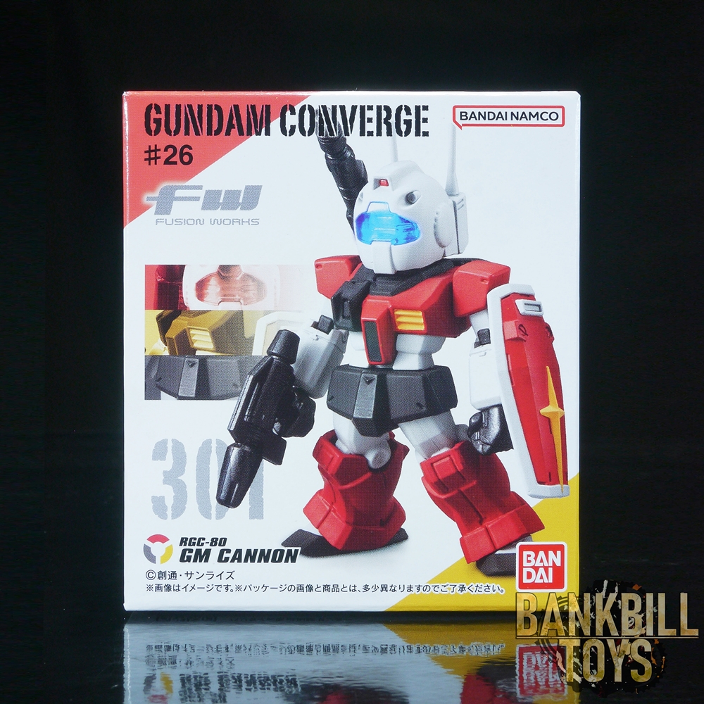 กันดั้ม Bandai Candy Toy FW Gundam Converge #26 No.301 RGC-80 GM Cannon