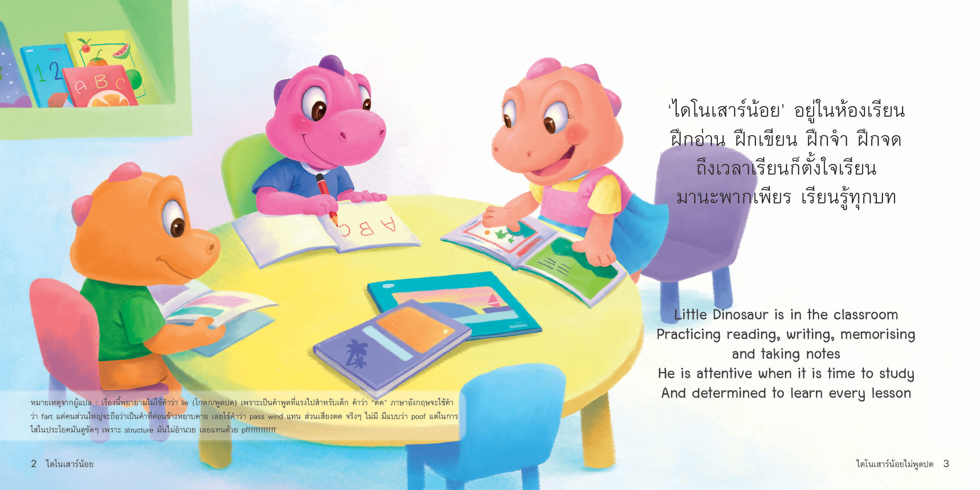 ไดโนเสาร์น้อยไม่พูดปด